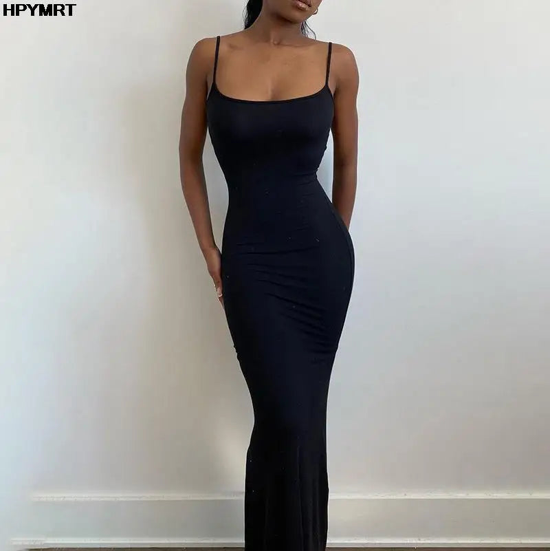 Lunim Noir Elegance Maxi Dress