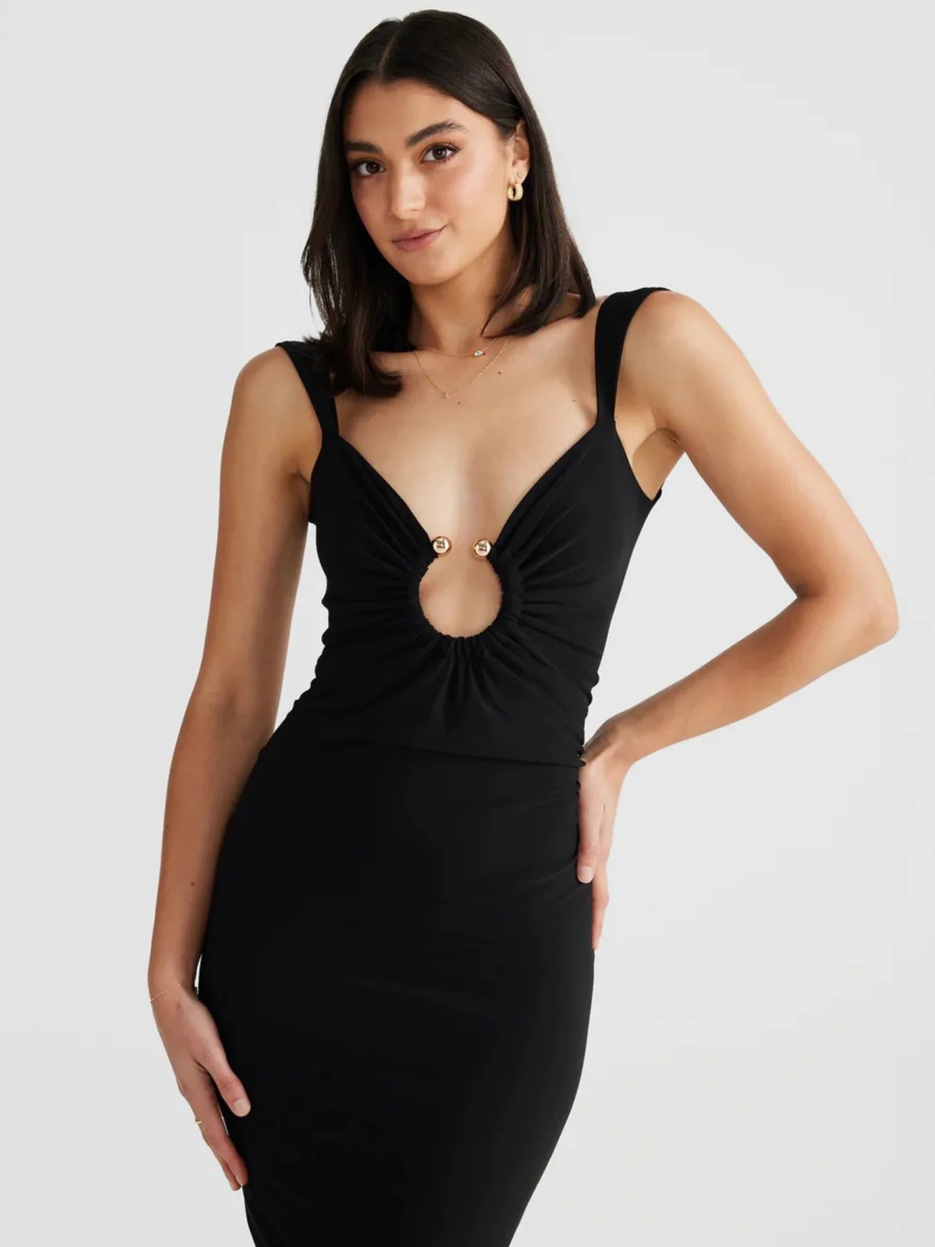 Lunim Radiant Ring Maxi Kleid