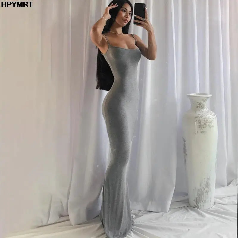 Lunim Noir Elegance Maxi Dress