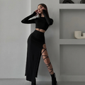 Lunim Long Sleeve Top & Maxi Skirt Set